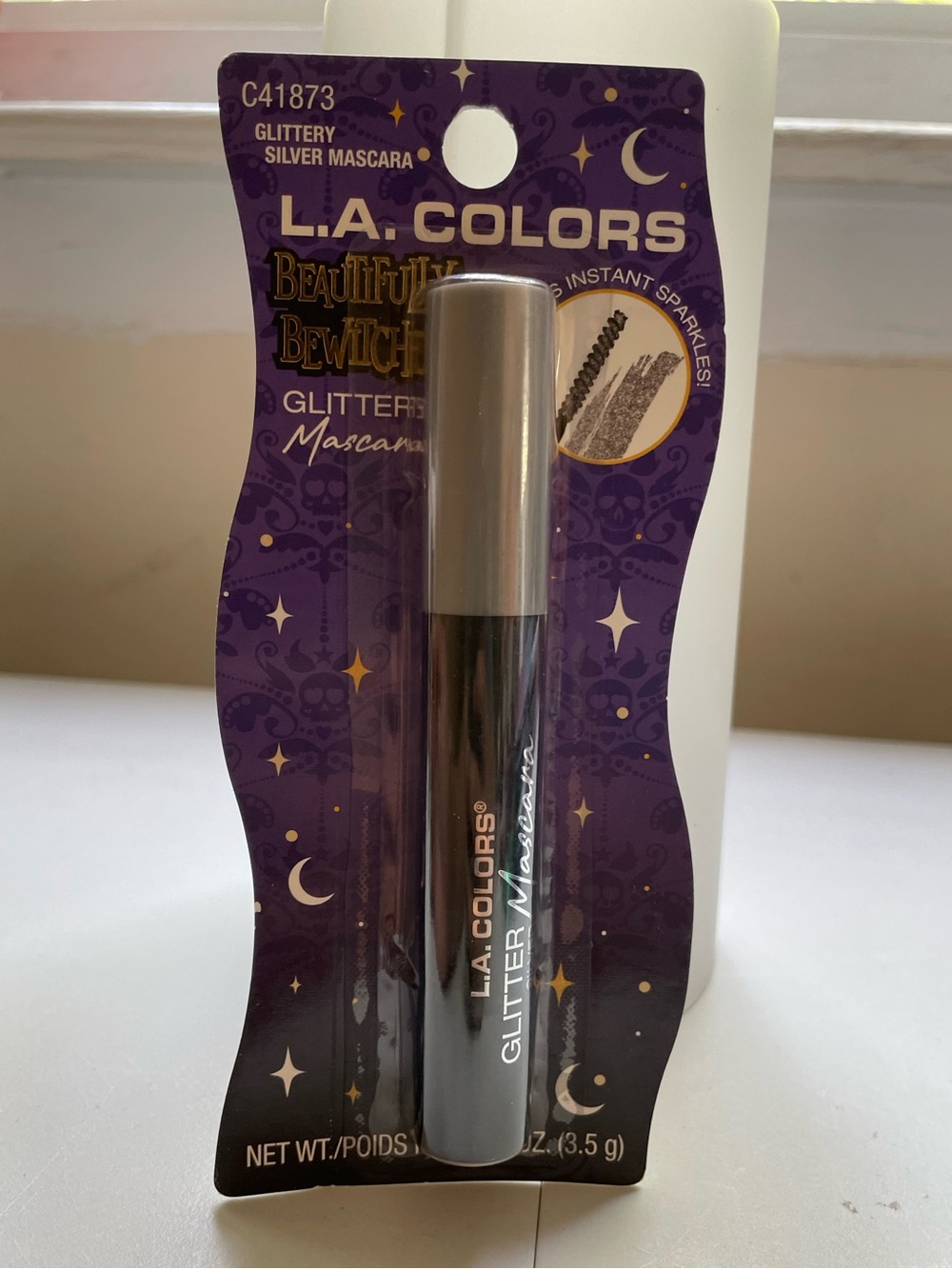 L.A. Colors Glittery Silver Mascara Glitter Lash Makeup NEW Sealed